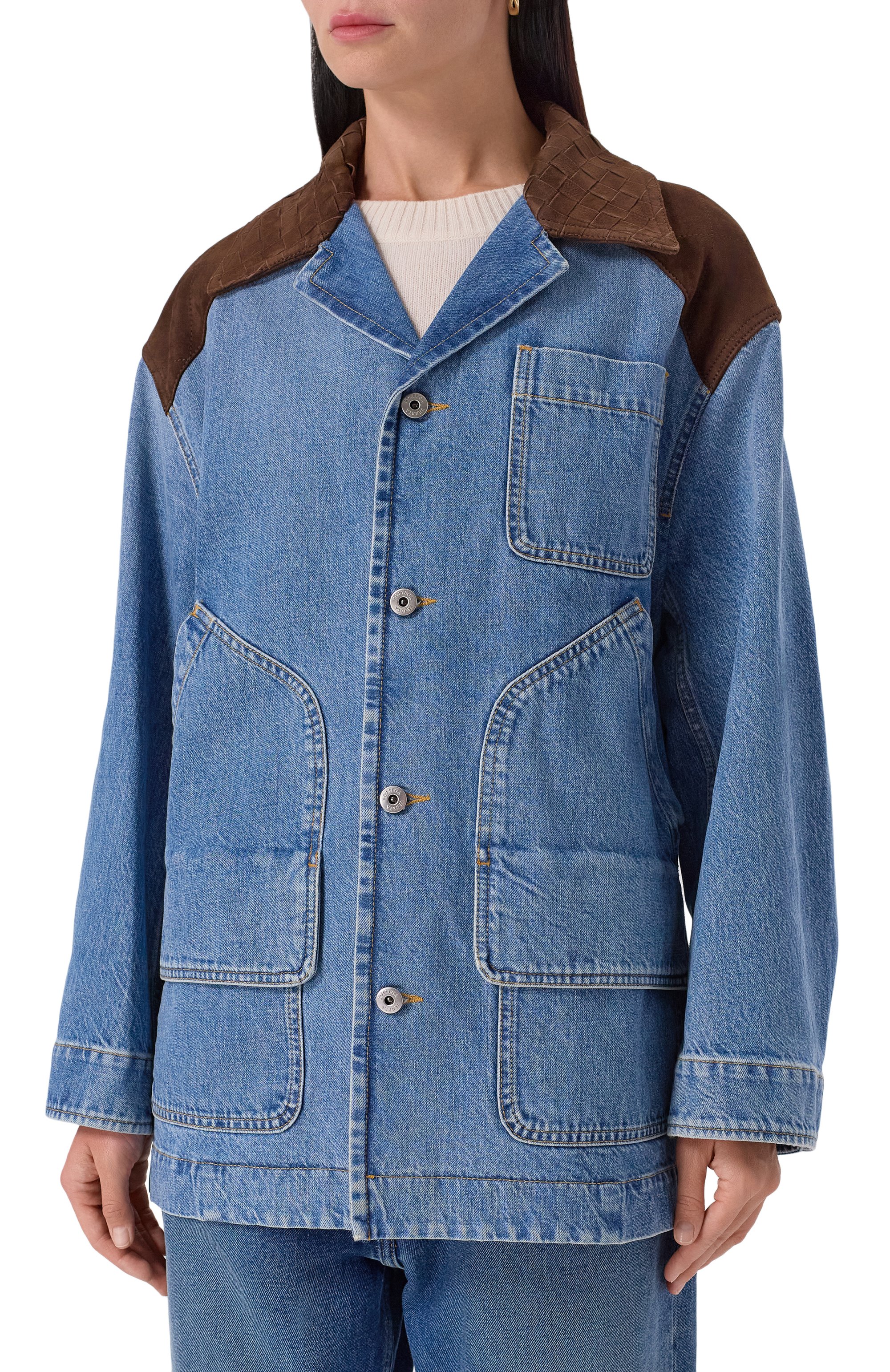 Джинсовая куртка BOTTEGA VENETA, арт. 837922/V42W0, фото 3