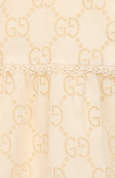 Хлопковое платье GUCCI, арт. 595367/ZABI8, фото 3