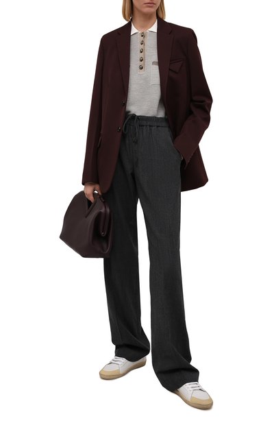 Шерстяные брюки TOM FORD темно-серого цвета по цене 147000 руб., арт. PAW421-FAX870, фото 2 Шерстяные брюки TOM FORD, арт. PAW421-FAX870, фото 2