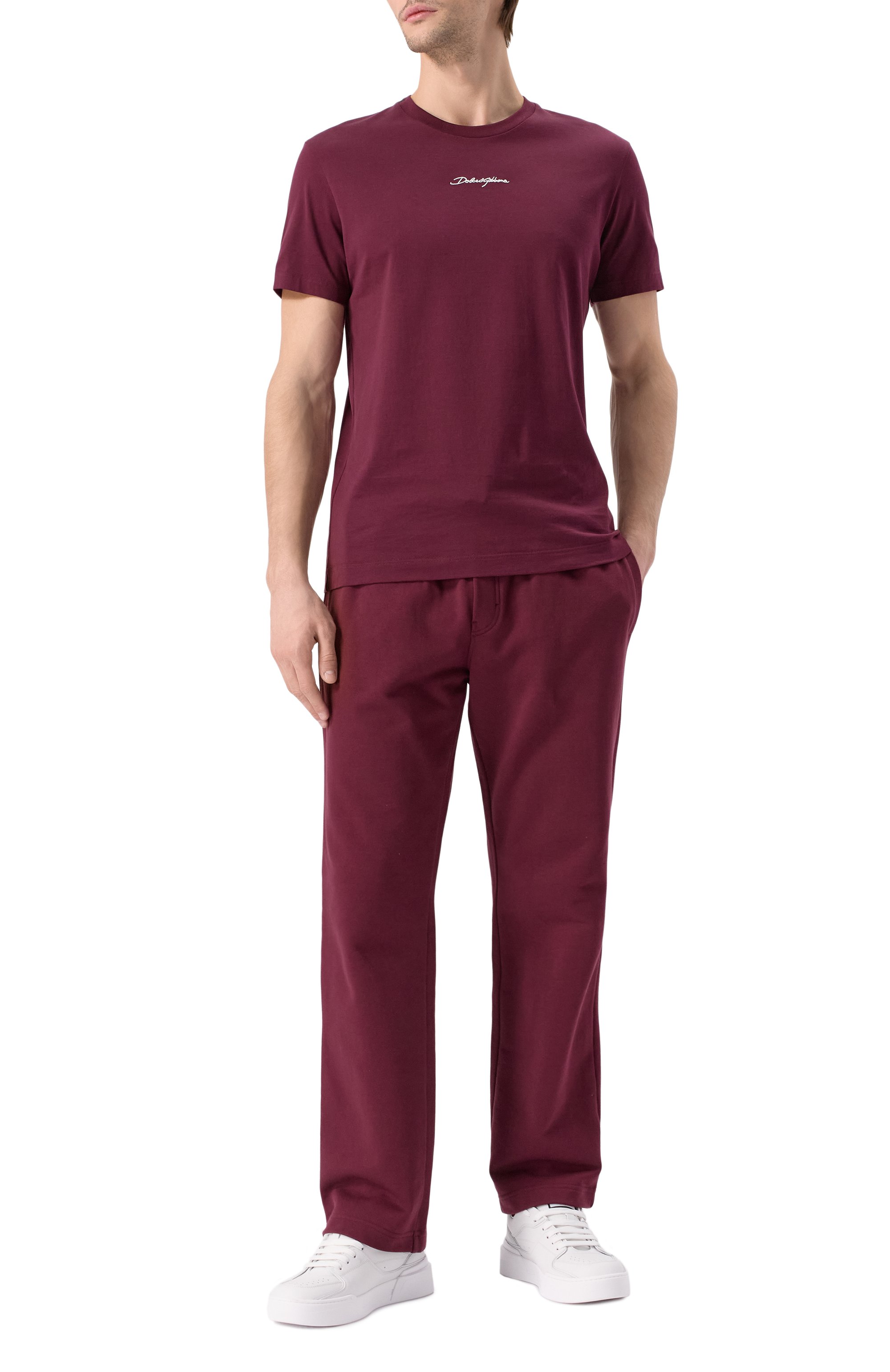 Хлопковые брюки DOLCE & GABBANA, арт. GP0M7T/G701Z, фото 2