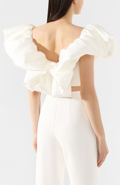 Топ SOLACE LONDON белого цвета по цене 27150 руб., арт. 0S25084, фото 4 Топ SOLACE LONDON, арт. 0S25084, фото 4