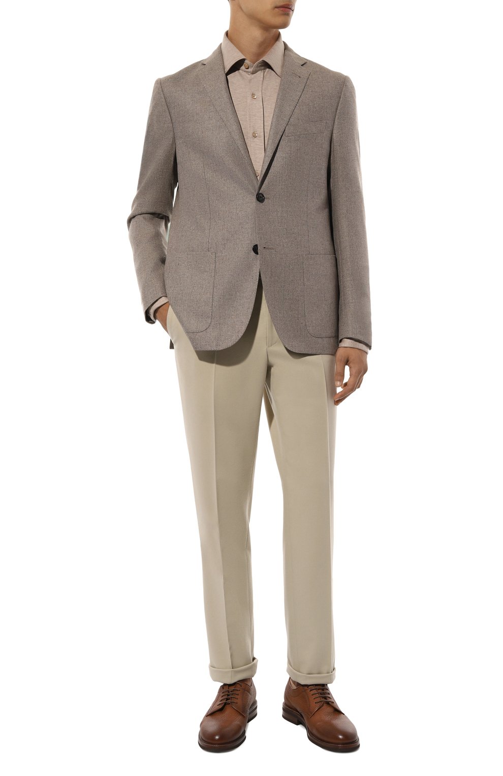 Рубашка из хлопка и шелка STEFANO RICCI, арт. CJ007518/TE2800, фото 2