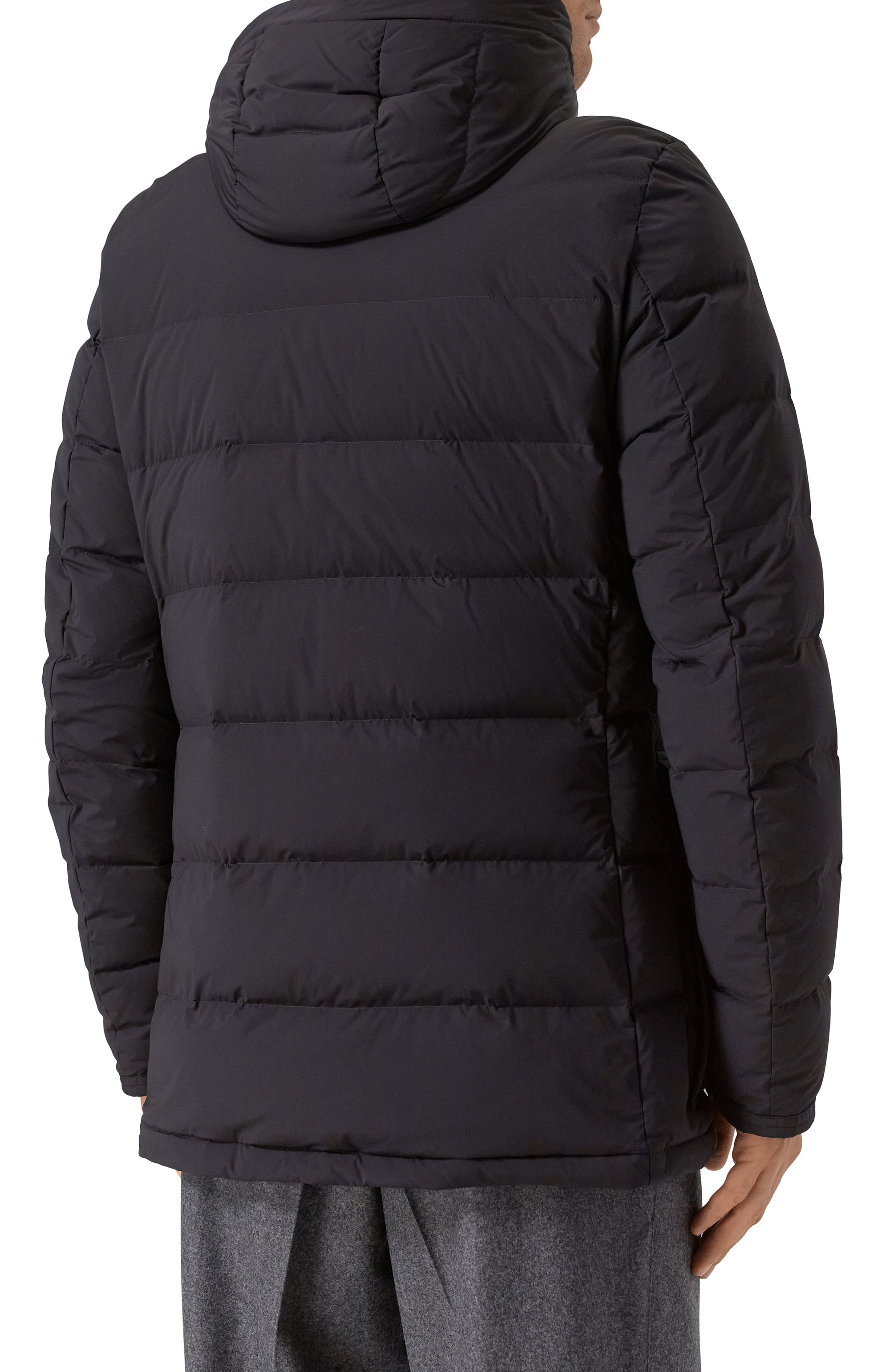 Пуховик KITON темно-серого цвета по цене 865500 руб., арт. UW2250V0440H07, фото 4 Пуховик KITON, арт. UW2250V0440H07, фото 4