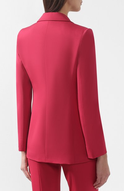 Шерстяной жакет EMILIO PUCCI малинового цвета по цене 129500 руб., арт. 9ERB25/9E605, фото 4 Шерстяной жакет EMILIO PUCCI, арт. 9ERB25/9E605, фото 4