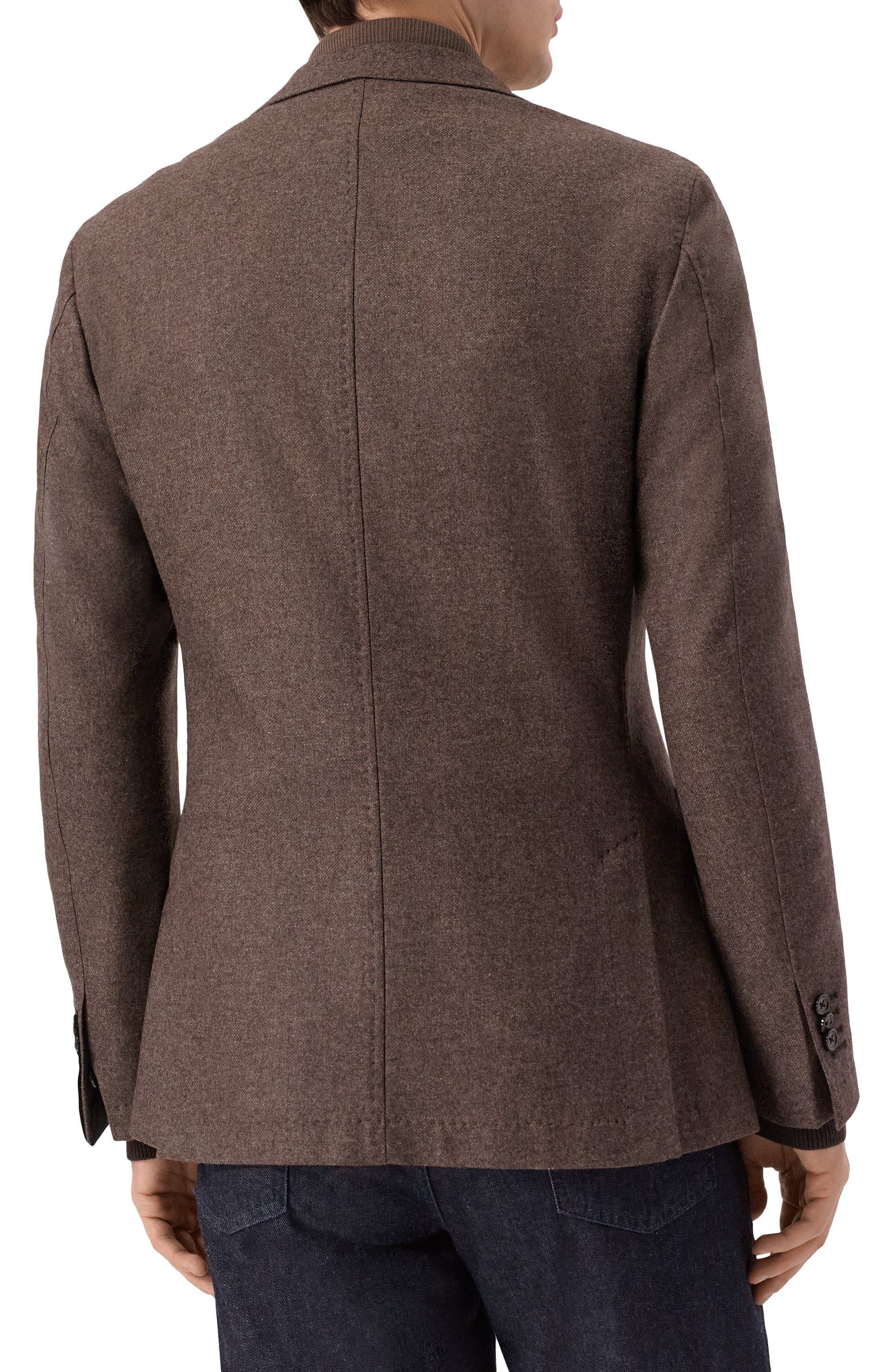 Однобортный пиджак WINDSOR коричневого цвета по цене 106000 руб., арт. 13 TRIENT 10014477/30043902, фото 4 Однобортный пиджак WINDSOR, арт. 13 TRIENT 10014477/30043902, фото 4