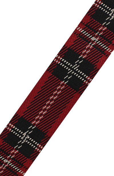 Ремень для сумки tartan webbing MARC JACOBS (THE) красного цвета по цене 12300 руб., арт. M0015670, фото 3 Ремень для сумки tartan webbing MARC JACOBS (THE), арт. M0015670, фото 3
