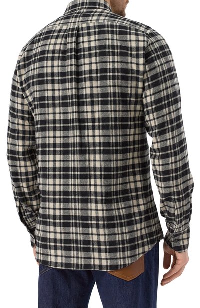 Шерстяная рубашка DOLCE & GABBANA, арт. G5JZ9T/FQMIC, фото 4