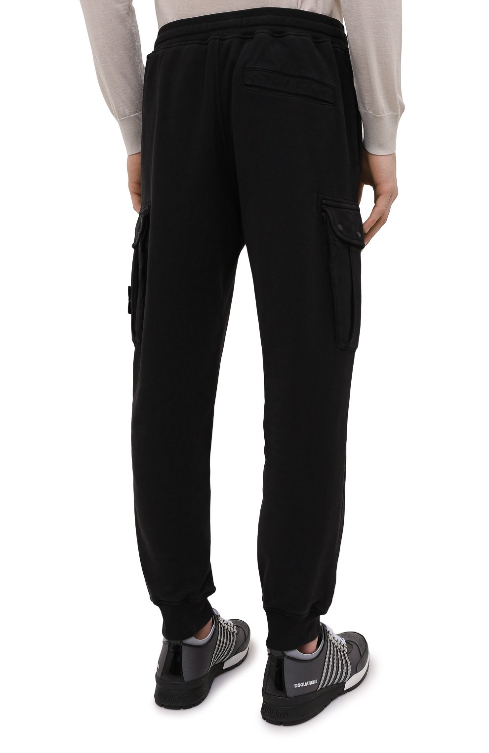 Хлопковые джоггеры STONE ISLAND, арт. 741565251, фото 4