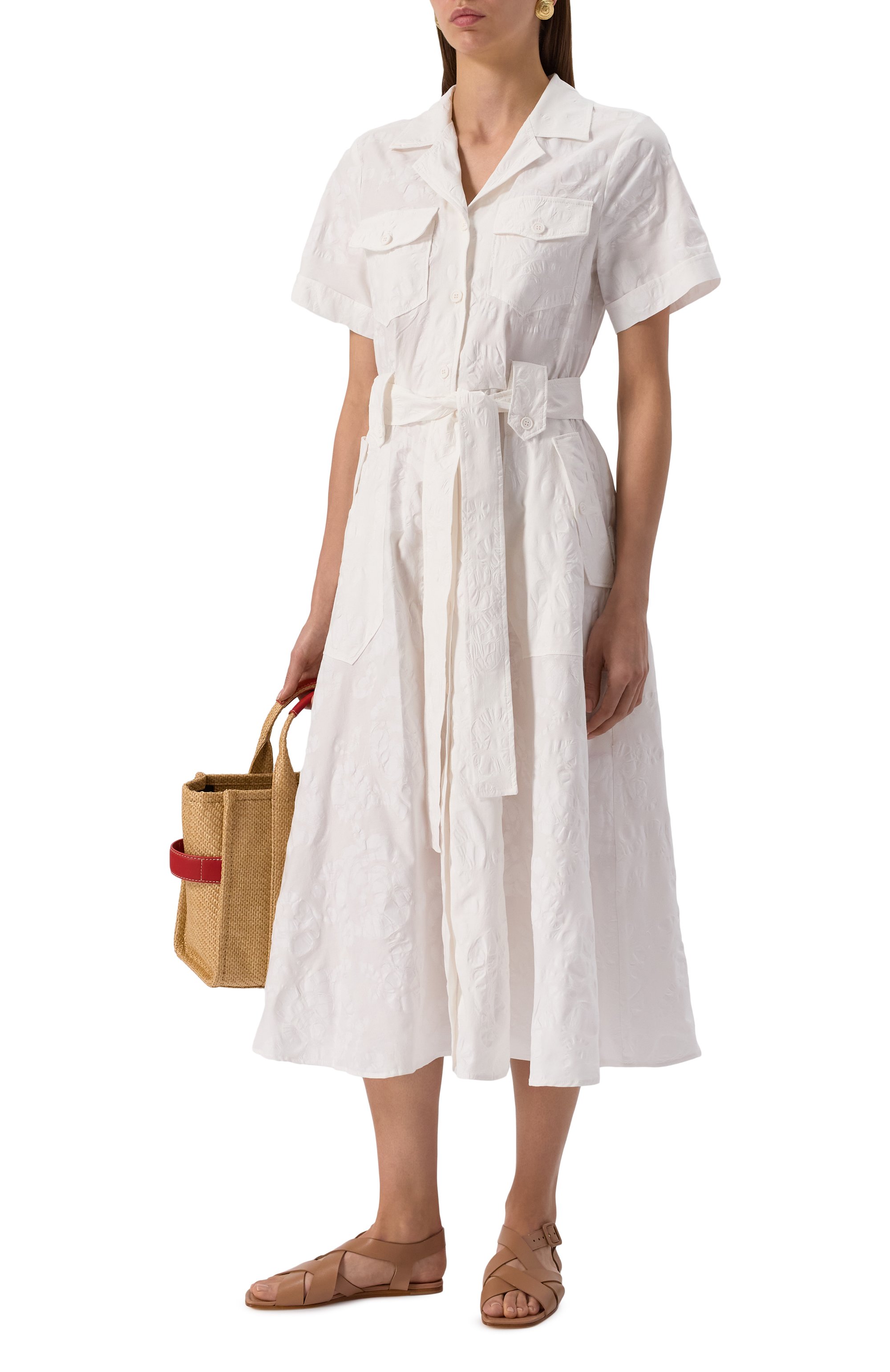 Кожаные сандалии elsy AGL светло-коричневого цвета по цене 43100 руб., арт. D641052PC/S0FTY, фото 2 Кожаные сандалии elsy AGL, арт. D641052PC/S0FTY, фото 2