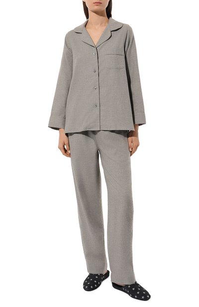 Пижама из хлопка и шерсти ZIMMERLI, арт. 4600-11000, фото 2