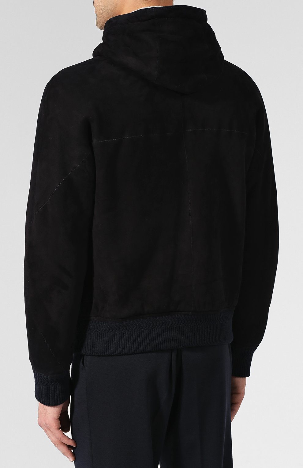 Дубленка на молнии с капюшоном ZEGNA, арт. URPMC/R174T, фото 4