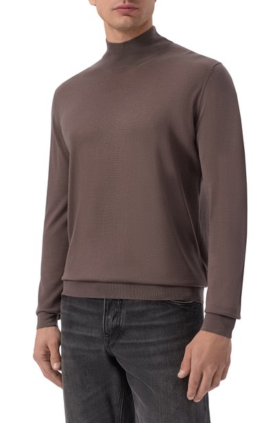 Шерстяная водолазка CORNELIANI темно-бежевого цвета по цене 66850 руб., арт. 28M522/2A25126, фото 3 Шерстяная водолазка CORNELIANI, арт. 28M522/2A25126, фото 3