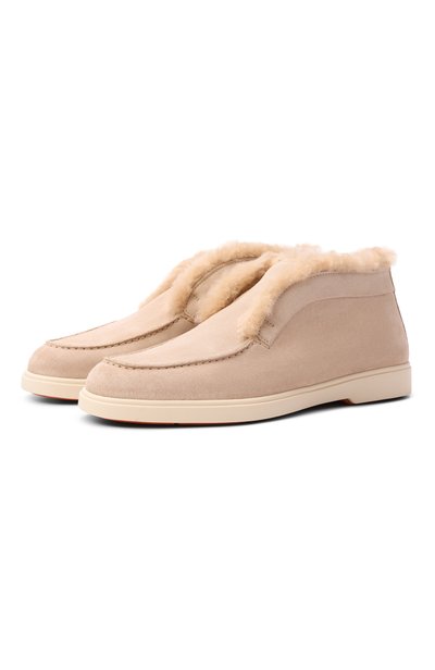 Женские замшевые ботинки SANTONI, арт. WUYG58457TISAPFR