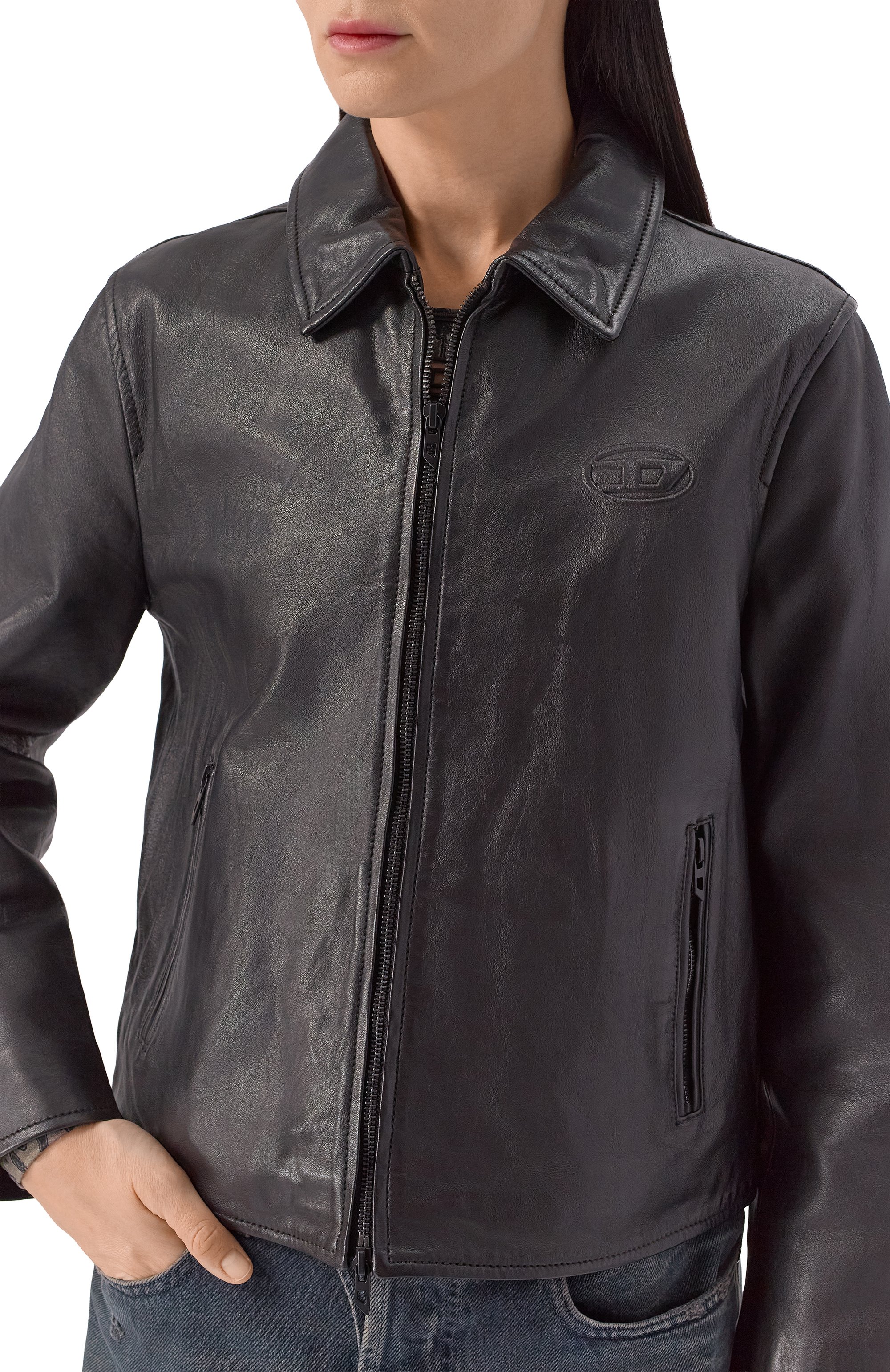 Кожаная куртка DIESEL, арт. A21901/0AJIR, фото 5