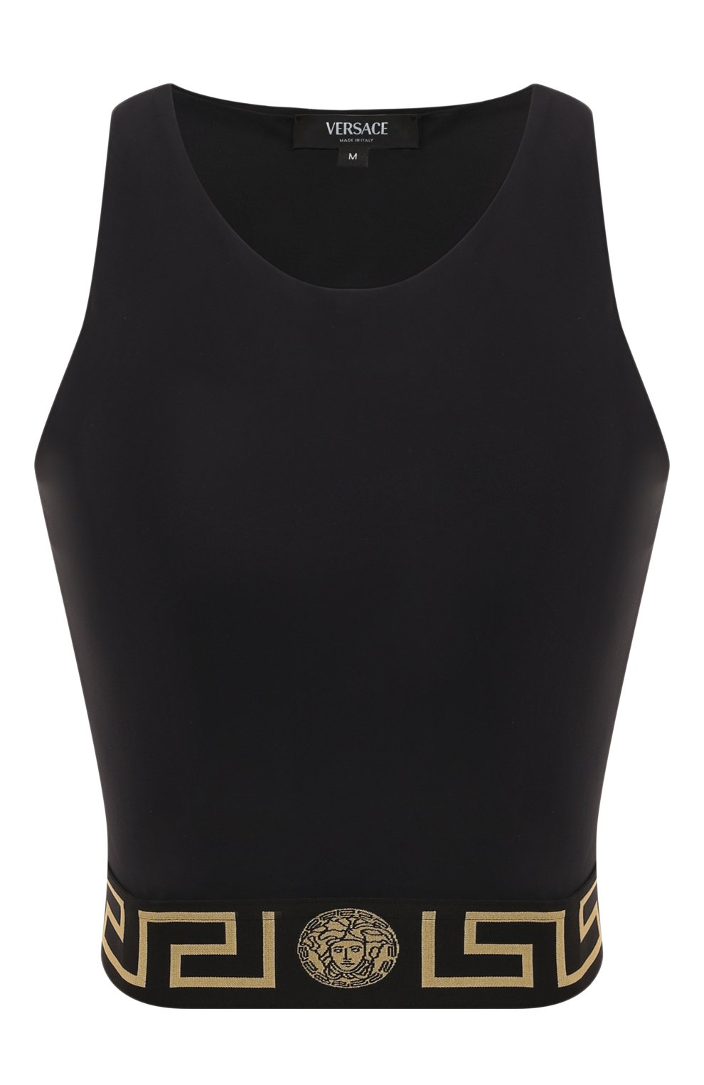 Бра-топ VERSACE черного цвета по цене 38700 руб., арт. 1010783/1A06229, фото 1 Бра-топ VERSACE, арт. 1010783/1A06229, фото 1