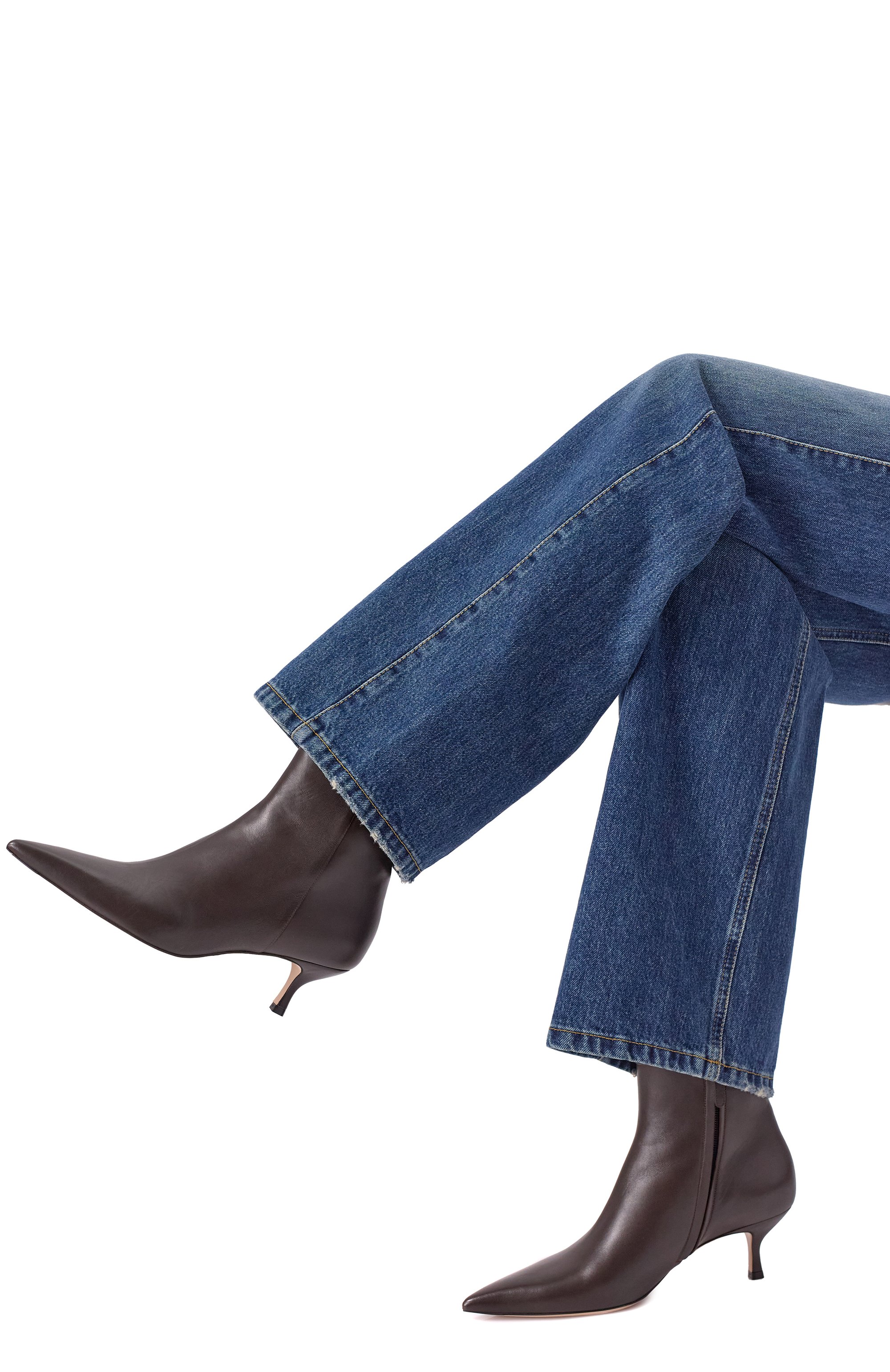 Кожаные ботильоны KITON, арт. D60841K0524F15, фото 2