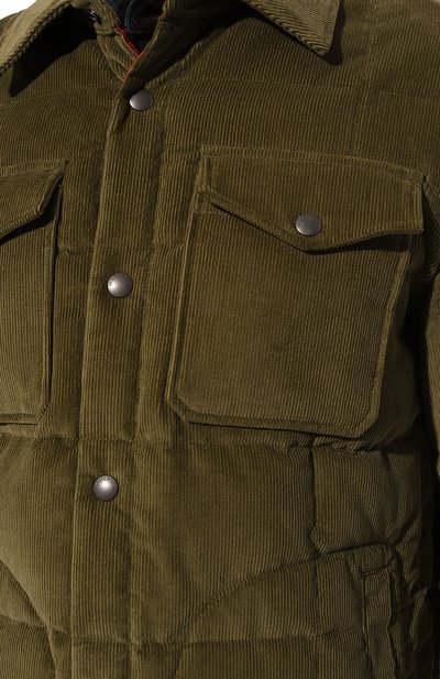 Пуховая куртка из вельвета WOOLRICH, арт. CFWOOS0130MRUT3805, фото 5