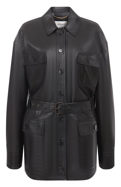 Женская кожаная куртка SAINT LAURENT, арт. 815253/YC2TF
