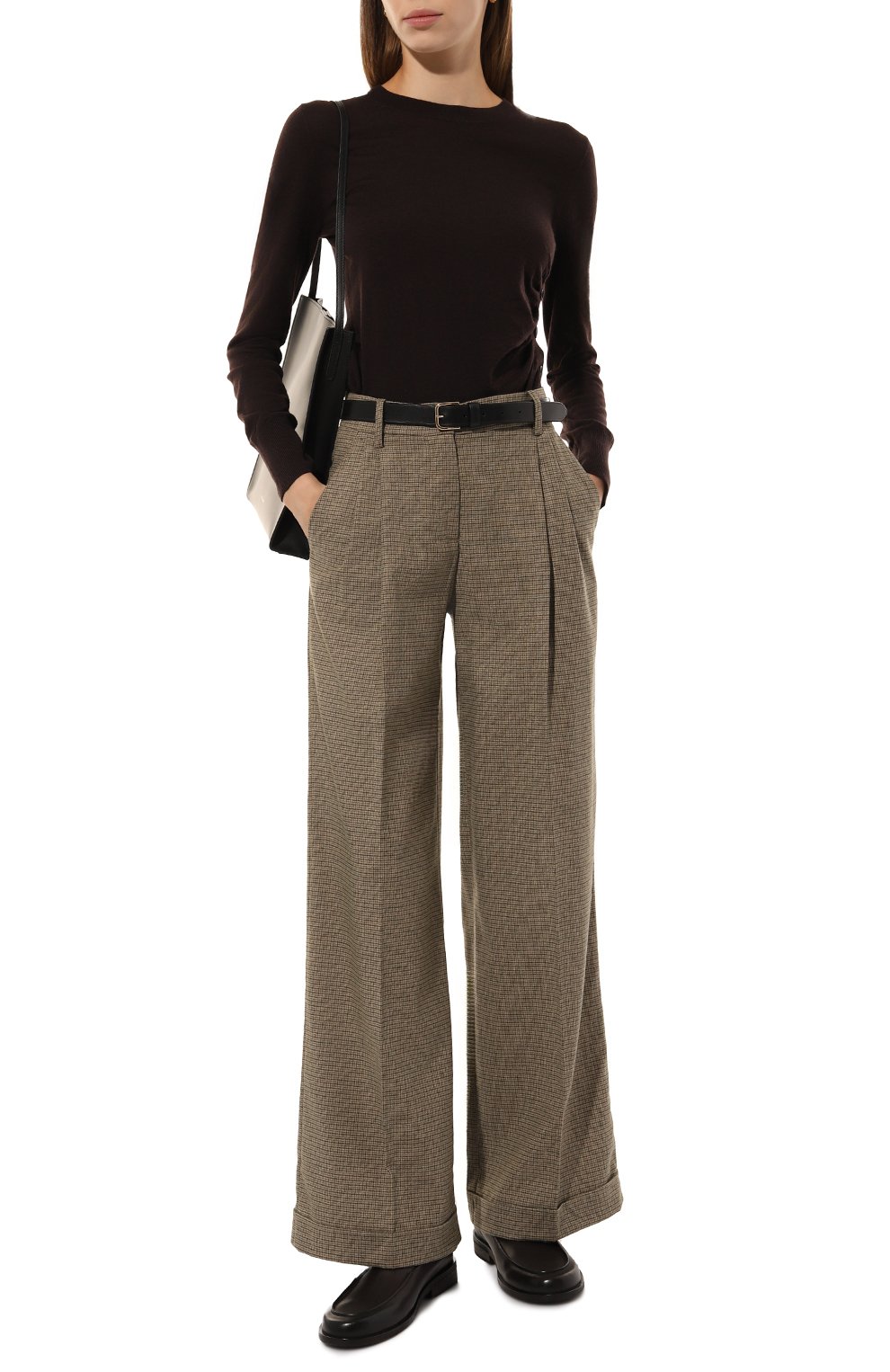 Брюки из шерсти и вискозы PINKO, арт. 104127/A248, фото 2