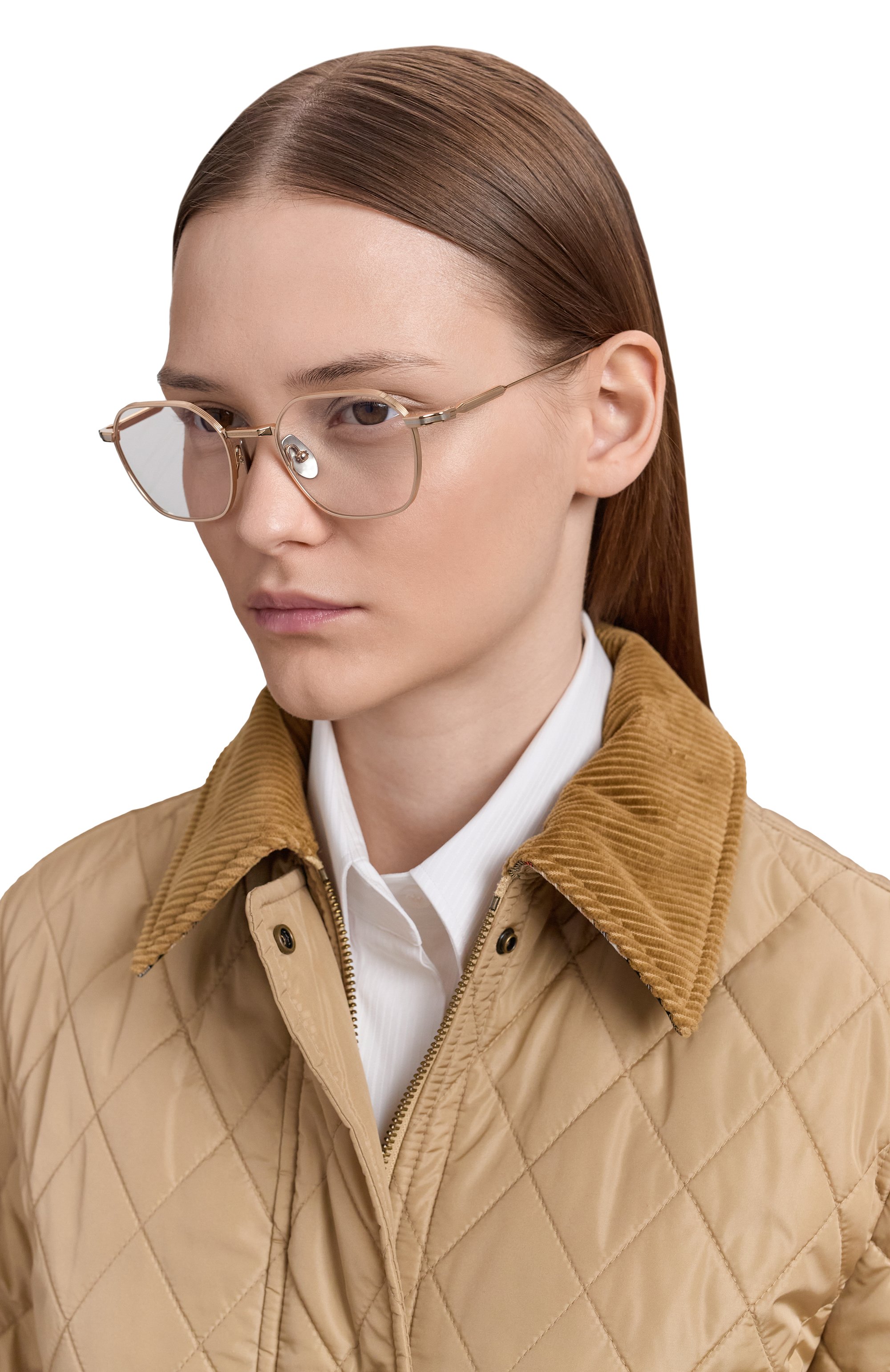 Оправа LUNETTERIE GENERALE золотого цвета по цене 64350 руб., арт. CAVALIER SEUL CHAMPAGNE RX, фото 3 Оправа LUNETTERIE GENERALE, арт. CAVALIER SEUL CHAMPAGNE RX, фото 3