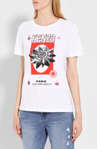 Хлопковая футболка KENZO, арт. F962TS804937, фото 3