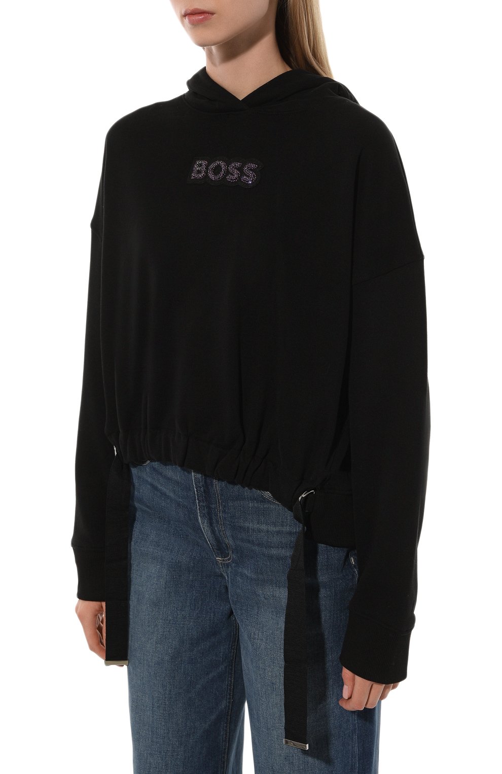 Хлопковое худи BOSS ORANGE, арт. 50528690, фото 3