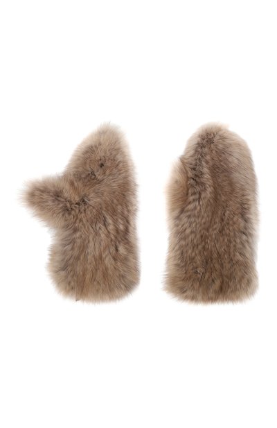 Варежки из меха соболя VICTORIA KUSENKOVA бежевого цвета по цене 286000 руб., арт. 603650005105, фото 2 Варежки из меха соболя VICTORIA KUSENKOVA, арт. 603650005105, фото 2