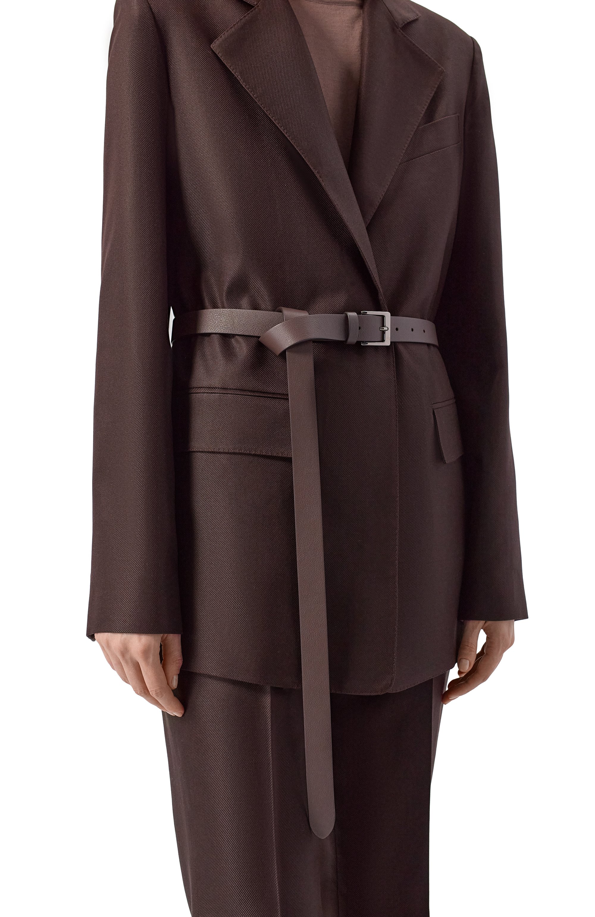 Кожаный ремень MVST, арт. 67D.0008/NABUK, фото 2