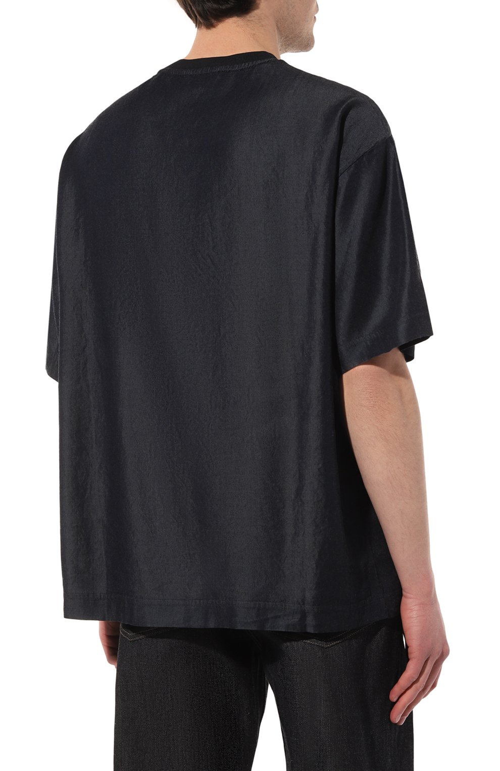 Футболка из лиоцелла GIORGIO ARMANI, арт. 3DST65/SD4CZ, фото 4