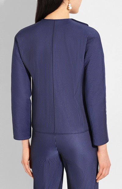 Жакет GIORGIO ARMANI темно-синего цвета по цене 191500 руб., арт. 0SHGG0CZ/T01U8, фото 4 Жакет GIORGIO ARMANI, арт. 0SHGG0CZ/T01U8, фото 4