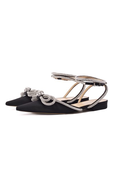 Женские текстильные балетки double bow MACH & MACH, арт. PF23-S0017-CRP-600