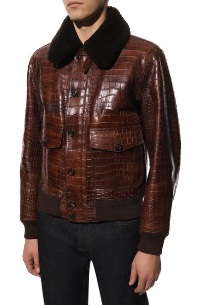 Бомбер из кожи крокодила RALPH LAUREN, арт. P30/NV172/SC143, фото 3