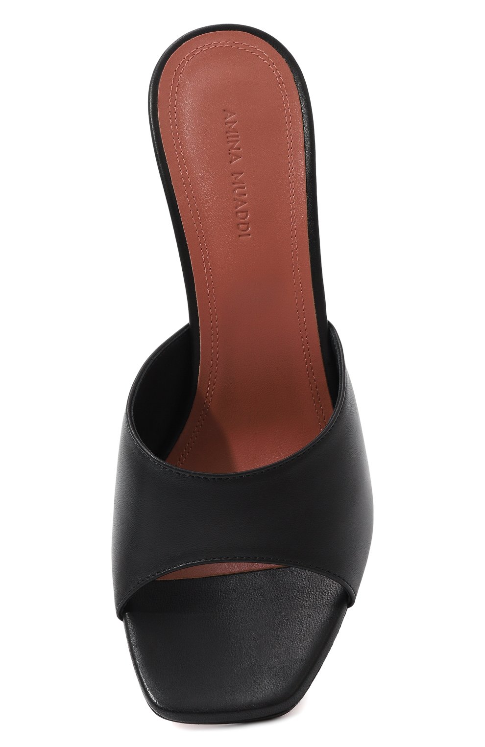 Кожаные мюли lupita 95 AMINA MUADDI, арт. LUPITA SLIPPER/NAPPA, фото 6