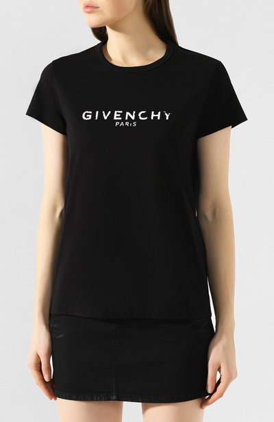 Хлопковая футболка GIVENCHY, арт. BW705Z3Z0Y, фото 3