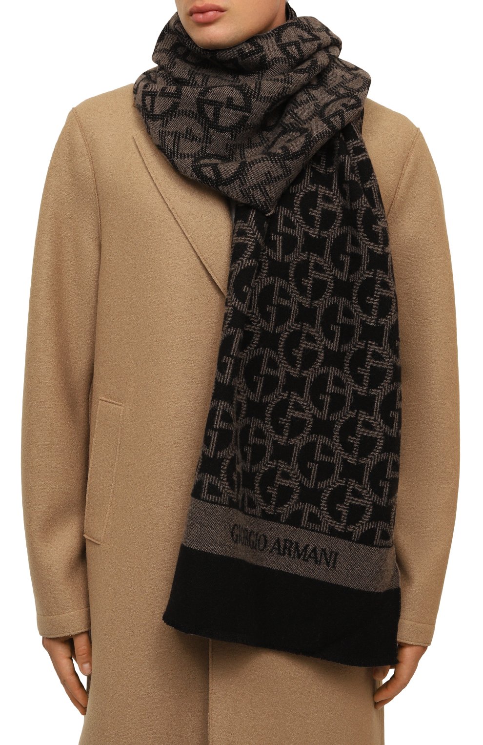 Шерстяной шарф GIORGIO ARMANI, арт. 745060/4F100, фото 2