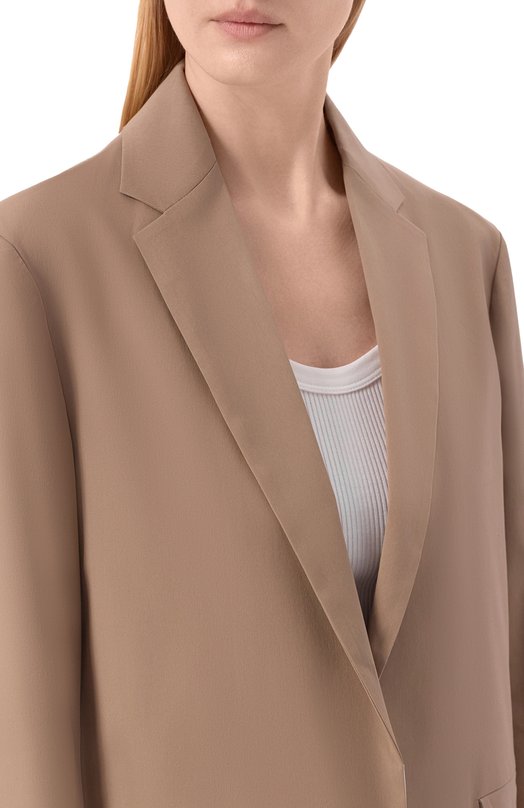 Хлопковый жакет N21 L062/0296 Бежевый  L062/0296 Фото 5