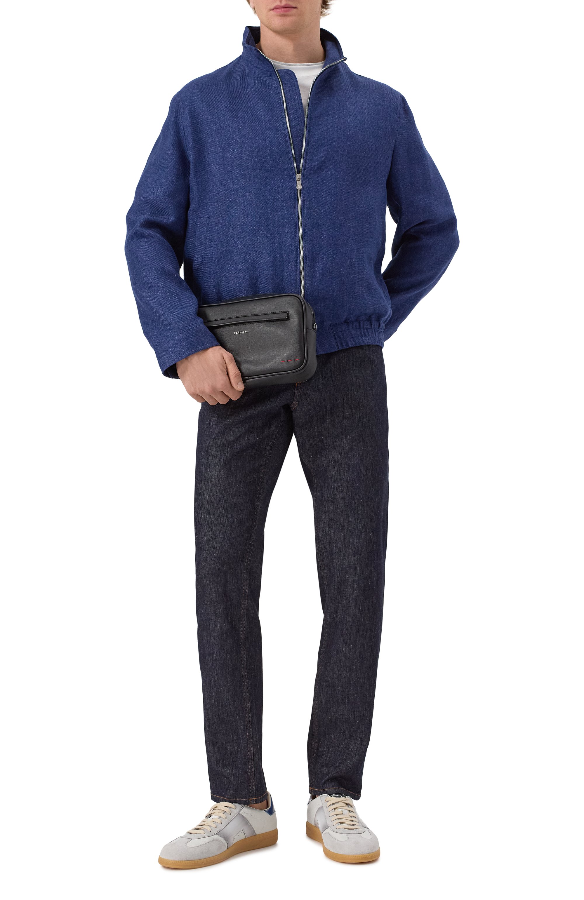 Борсетка KITON черного цвета по цене 107000 руб., арт. UBA0011N0122808, фото 7 Борсетка KITON, арт. UBA0011N0122808, фото 7