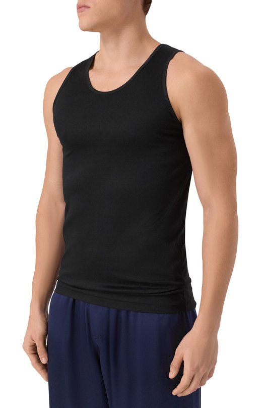 Хлопковая майка Zimmerli 286-1440 Чёрный  286-1440 Фото 3