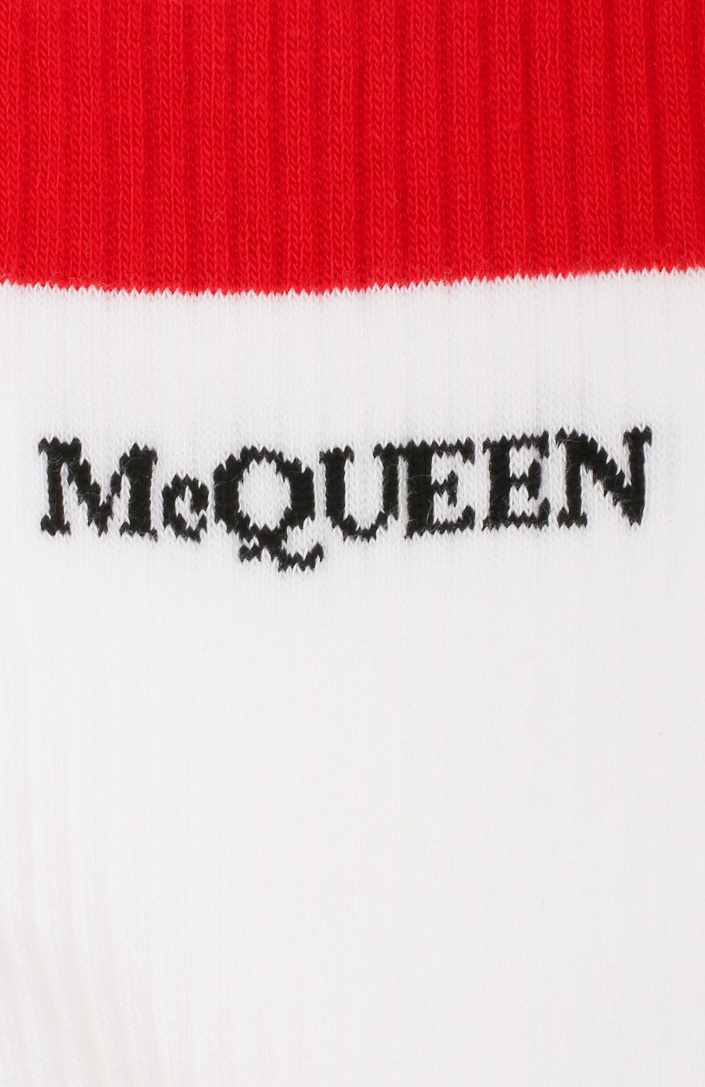 Хлопковые носки ALEXANDER MCQUEEN белого цвета по цене 9925 руб., арт. 604519/3B74Q, фото 2 Хлопковые носки ALEXANDER MCQUEEN, арт. 604519/3B74Q, фото 2