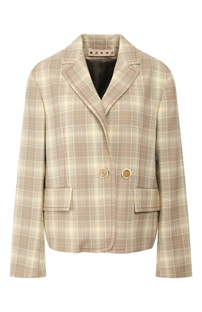 Женский шерстяной жакет MARNI, арт. GIMA0100U0/TW889