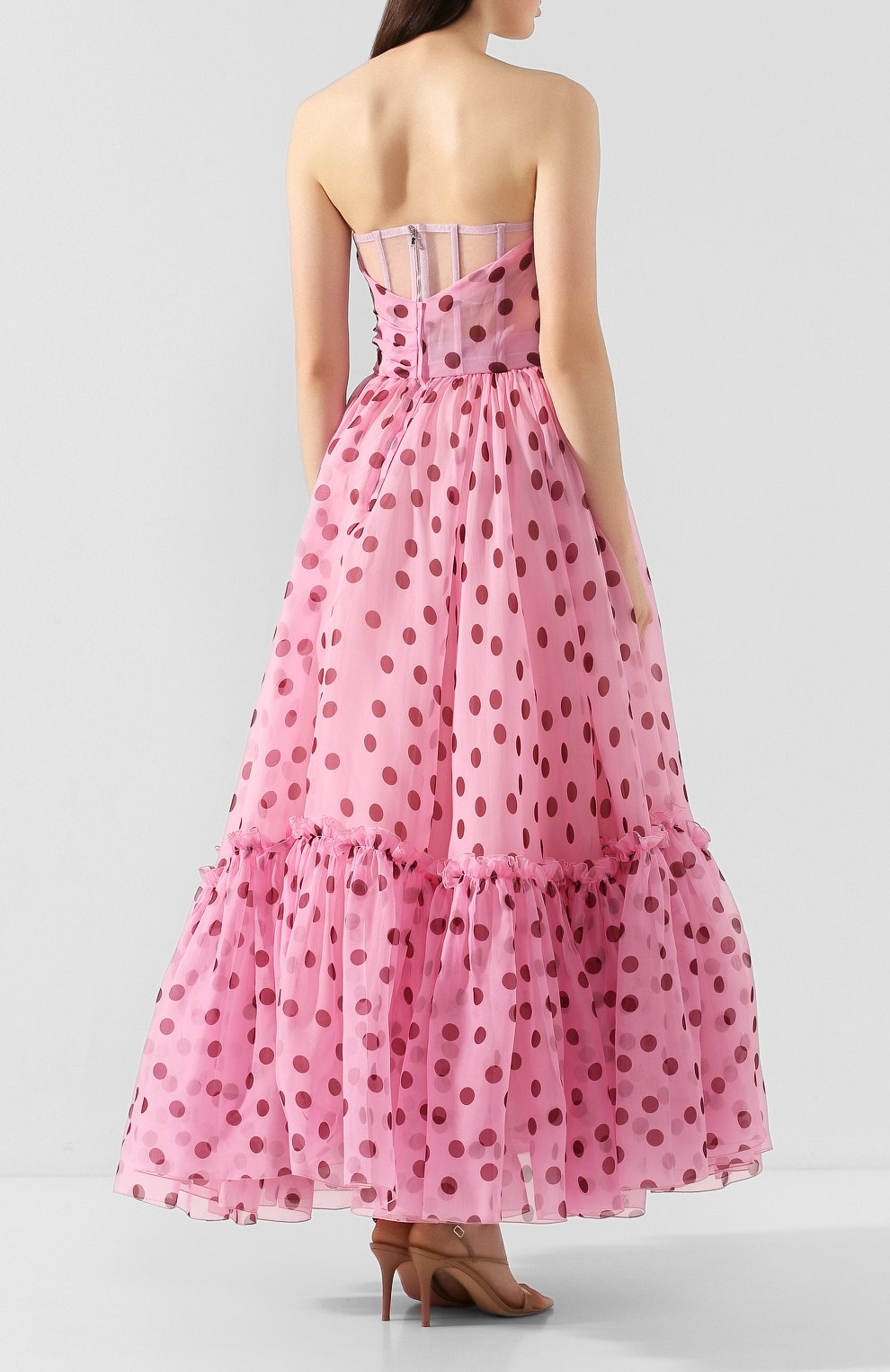 Шелковое платье DOLCE & GABBANA, арт. F6H2HT/HS19Z, фото 4