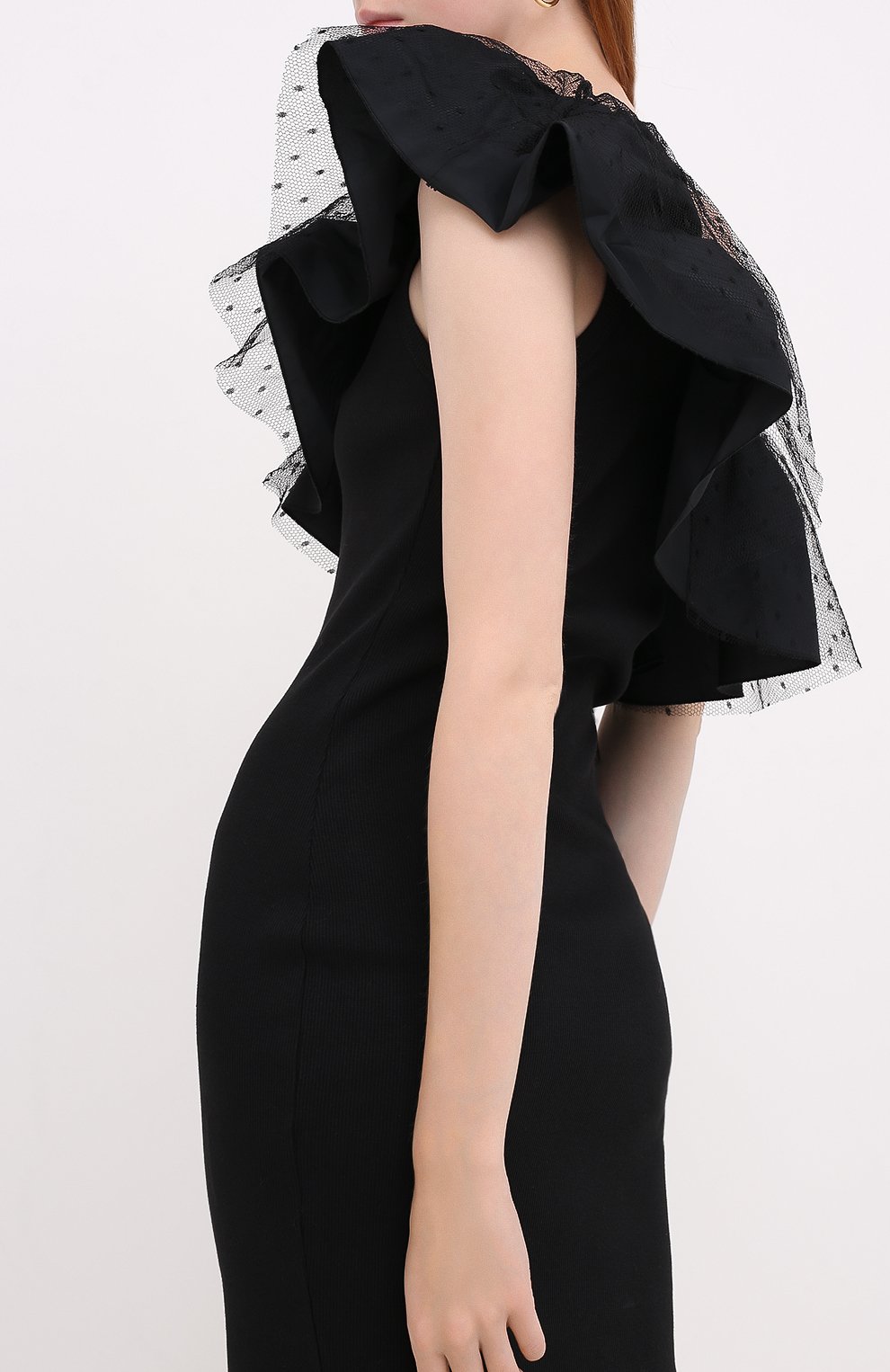 Хлопковое платье REDVALENTINO, арт. UR3MJ04T/5C4, фото 4