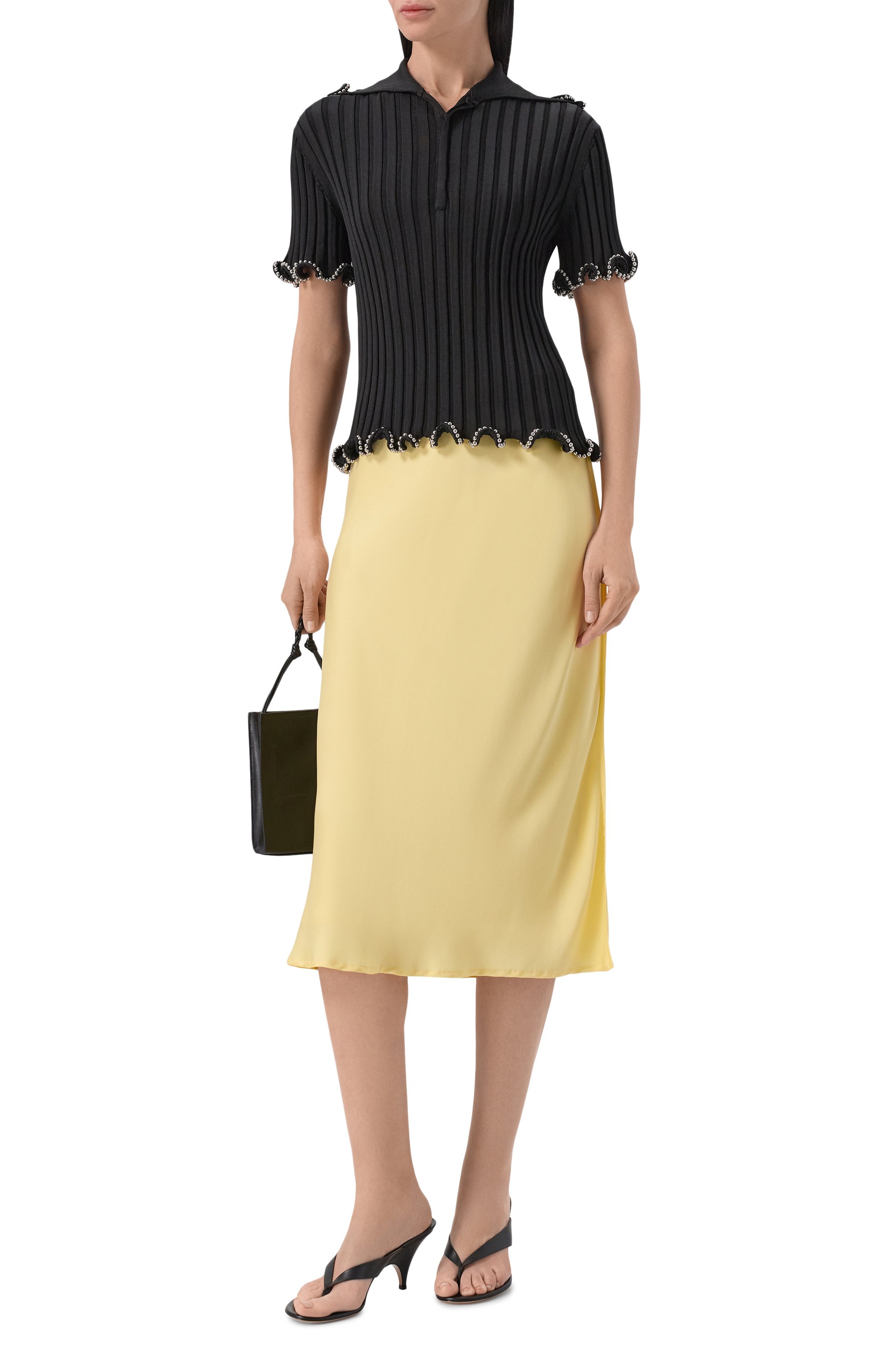 Юбка из вискозы JIL SANDER, арт. J04MA0107/J65022, фото 2