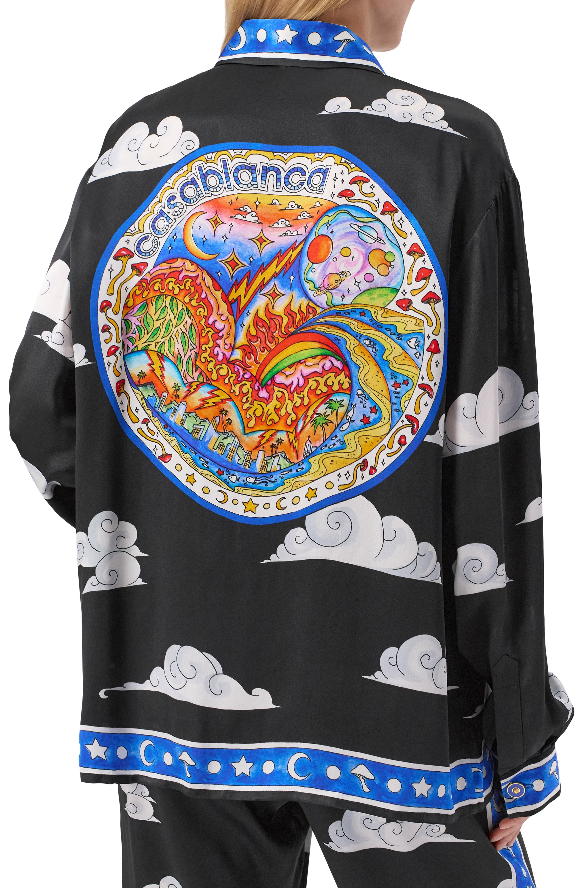 Шелковая блузка CASABLANCA, арт. UWS25SH00602, фото 4