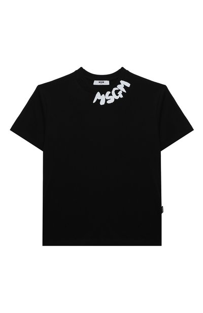 Хлопковая футболка MSGM KIDS, арт. F3MSJUTH205, фото 1