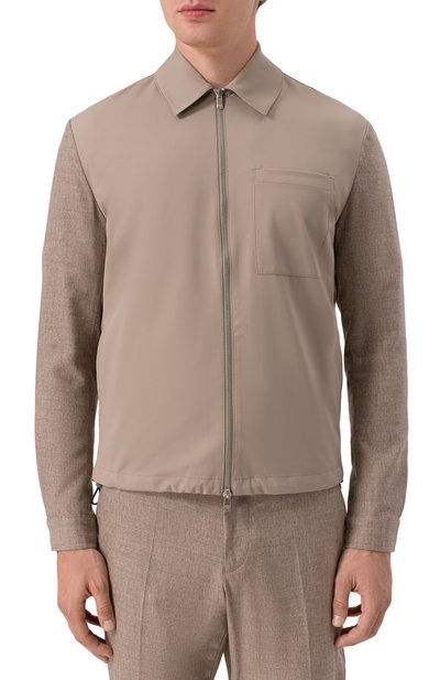 Куртка-рубашка из шерсти и кашемира MARCO PESCAROLO, арт. VENTIDUE/52F29, фото 3