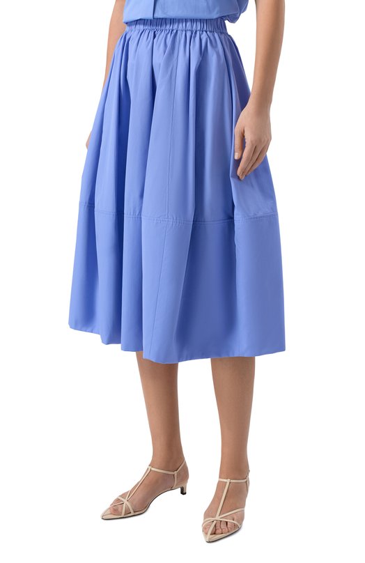 Хлопковая юбка Co 3513LCSP-C0RE Голубой  3513LCSP-C0RE Фото 3