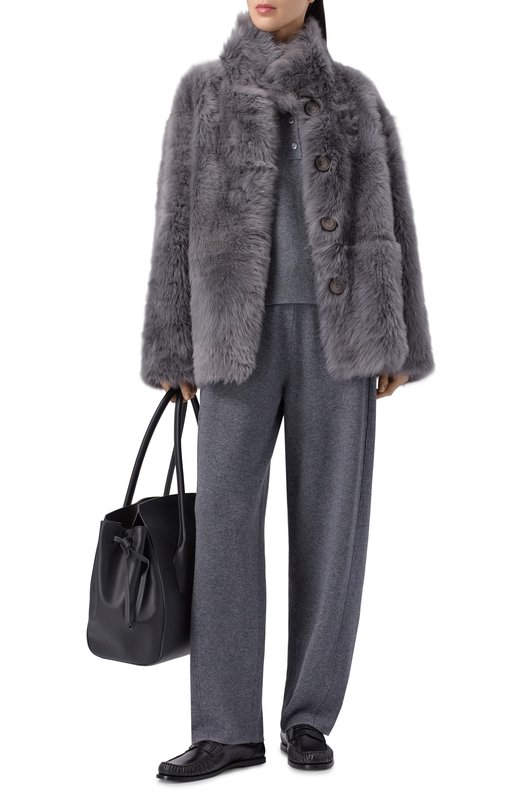 Двусторонняя дубленка Chaud Studio TOSCANA23 Серый  TOSCANA23 Фото 2