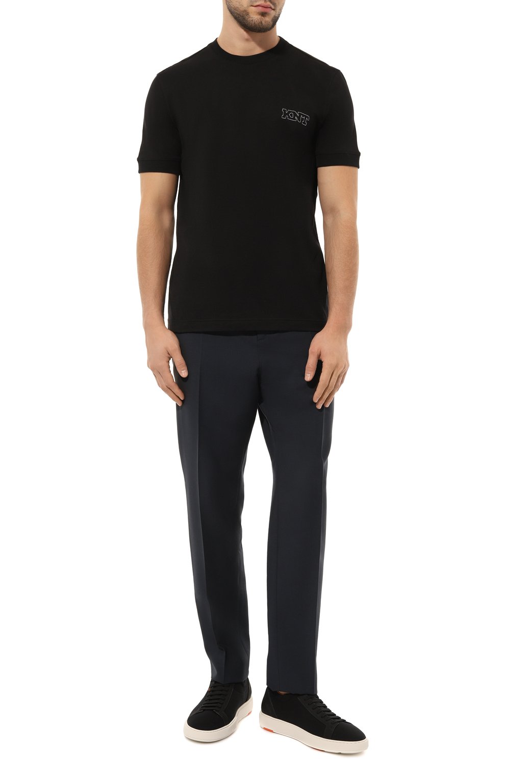 Текстильные кеды cleanic SANTONI, арт. MBCC21540BARNSB3N01, фото 2