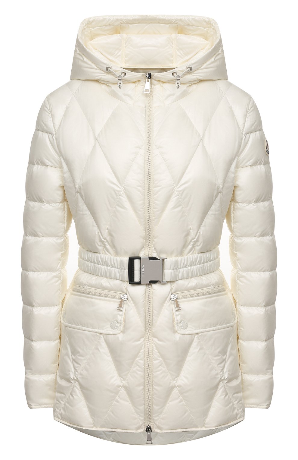 Пуховая куртка serignan MONCLER кремового цвета по цене 119500 руб., арт. H1-093-1A000-52-539AQ, фото 1 Пуховая куртка serignan MONCLER, арт. H1-093-1A000-52-539AQ, фото 1